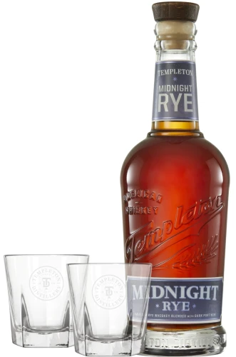 Templeton Midnight Rye + szklanki