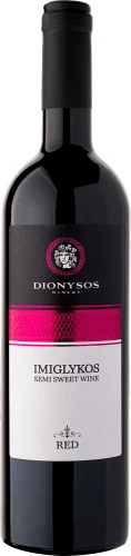 Wino Dionysos Imiglykos red semi sweet