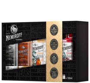 Wódka Nemiroff gift pack 5x 0,1L 