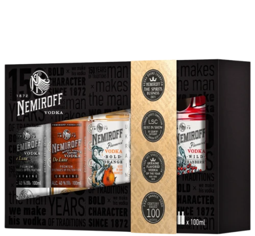 Nemiroff gift pack 5x 0,1L