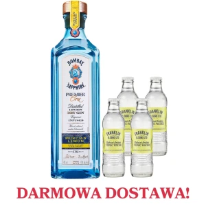 Gin Bombay Sapphire Premier Cru Murcian Lemon 0,7L / 40% + 4 toniki GRATIS