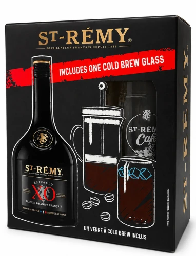 Brandy St Remy XO ze szklanką