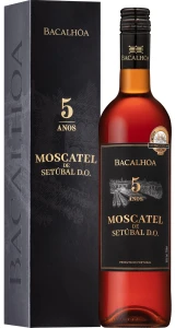 Wino Moscatel de Setubal Bacalhoa 5 Anos 0,75L / 18%