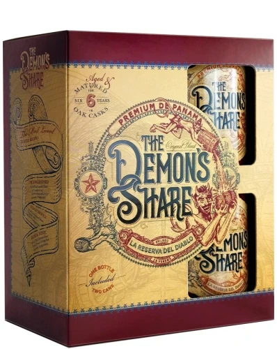 The Demon's Share 6 yo ze szklankami