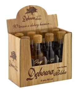 Wódka Dębowa Polska Display mini 8x 0,05L