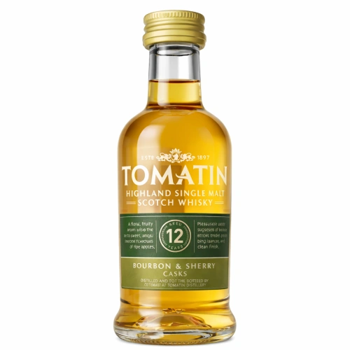 Whisky Tomatin 12 yo Bourbon &amp; Sherry Casks 0,05L