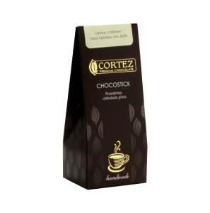 Cortez Prawdziwa Czekolada Pitna Chocostick Ciemna z Imbirem 40g