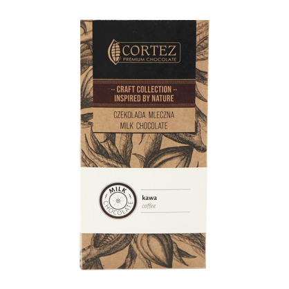 Cortez Czekolada Mleczna Craft Kawa 40g
