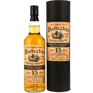 Whisky Signatory Ballechin 15 yo Heavily Peated Un-Chillfiltered batch 1 0,7L / 46%