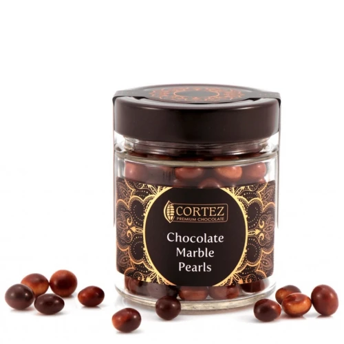 Cortez Czekoladowe Perły marmurkowe 150g