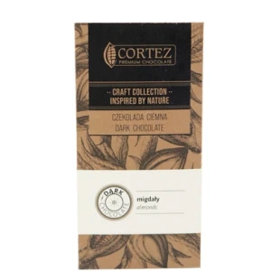 Cortez Czekolada Ciemna Craft Migdały 40g