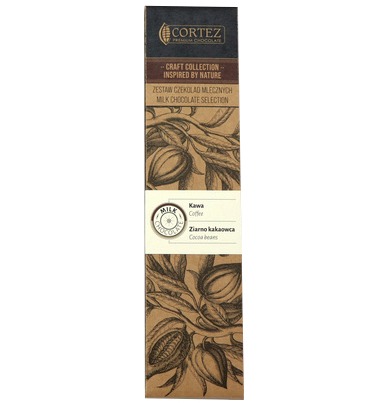Cortez Czekolada Mleczna Craft Kawa 80g (2x40g)
