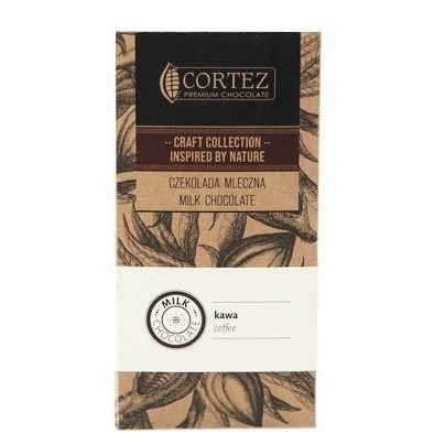 Cortez Czekolada Mleczna Craft Kawa 40g