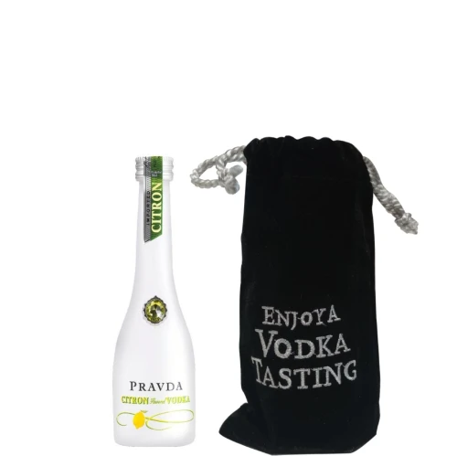 Wódka Pravda Citron mini z woreczkiem