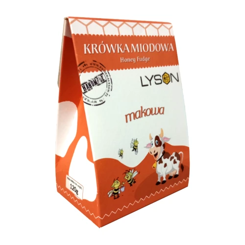 Lyson Krówki Miodowe Makowe 120g
