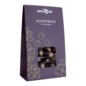 Zanurzone Borówki Amerykańskie w Czekoladzie Deserowej 100g