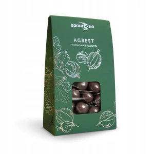 Zanurzone Agrest w Czekoladzie Deserowej 100g