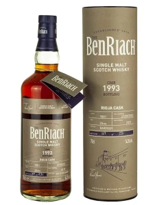 Whisky BenRiach 25 yo 1993 Rioja cask 7881 0,7L / 54,3%