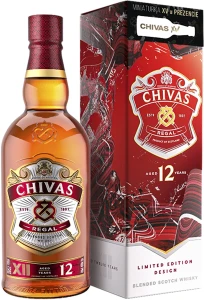 Whisky Chivas Regal 12 yo 0,7L / 40% + Chivas XV mini 0,05L / 40%