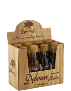 Wódka Dębowa Polska Display mini 8x 0,05L