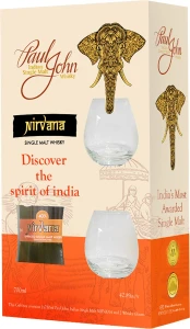 Whisky Paul John Nirvana ze szklankami 0,7L / 40%