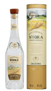 WÓDKA MANUFAKTUROWA ZBOŻOWA  0,5L / 40%