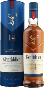 Whisky Glenfiddich 14 yo Bourbon Barrel 0,7L / 43%