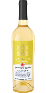 Wino Rkatsiteli Gamziri medium dry 0,75L / 12,5%