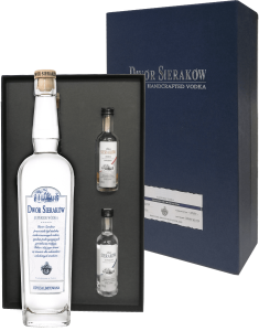 Wódka Dwór Sieraków Superior + miniaturki Kosher i śliwa z Tarniną 0,7L / 40%