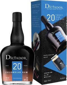 Rum Dictador 20 yo + portfel 0,7L / 40%