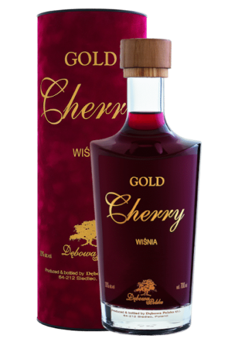 DĘBOWA POLSKA GOLD LIKIER WIŚNIOWY W TUBIE 0,7L 30%.png