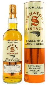 WHISKY SIGNATORY AUCHROISK 12YO D:2009 86 PROOF COLLECTION 0,7L / 43%