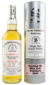 WHISKY SIGNATORY GLEN ORD 13YO D:2008 UN-CHILLFILTERED COLLECTION 0,7L / 46%