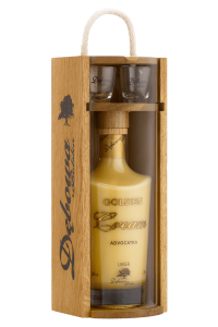 Likier Dębowa Polska Advocatka Golden Cream + 2 kieliszki 0,7L / 20%