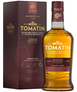 Whisky Tomatin French Collection Cognac 12 yo 2008 0,7L / 46%