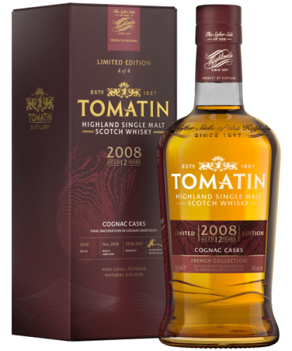 Tomatin French Collection Cognac 12 yo 2008