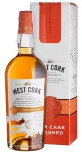Whiskey West Cork Rum Cask Finish 0,7L / 43%