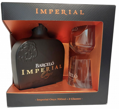 Barcelo Imperial Onyx + dwie szklanki