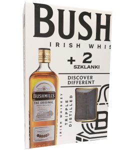 Whiskey Bushmills Original ze szklankami 0,7L / 40%