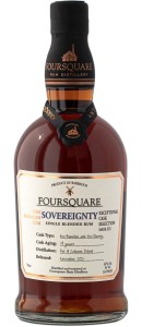 RUM FOURSQUARE SOVEREIGNTY 14 YO (B:2021) 0,7L / 62%