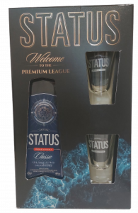 WÓDKA STATUS CLASSIC + 2 KIELISZKI 0,5L / 40%