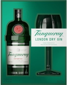 Gin Tanqueray London Dry z kieliszkiem 0,7L / 43,1% 