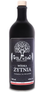 WÓDKA WOLF & OAK ŻYTNIA 0,7L / 43%