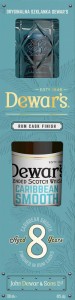 Whisky Dewar's 8 yo Caribbean Smooth ze szklanką 0,7L / 40%