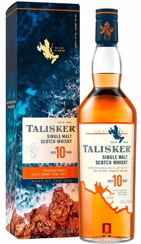 Butelka whisky Talisker 10 yo