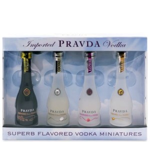 WÓDKA PRAVDA ZESTAW 4x 0,05L / 37,5%