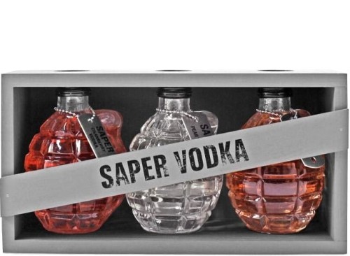WÓDKA SAPER 3x 0,2L