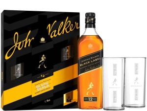 Johnnie Walker Black Label 12yo + 2 szklanki 0,7L / 40%