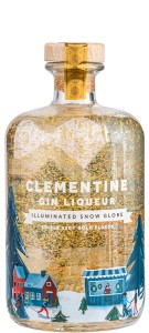 Clementine Gin Liqueur Snow Globe z płatkami złota 0,7L / 20%