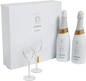 Cava Codorniu Anna blanc de blancs  2 x kieliszek + 2 x 0,75L / 11,5% 